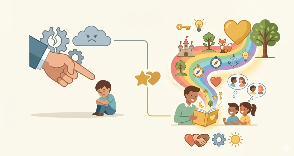 Mendidik Lewat Sastra: Menggunakan Perumpamaan dan Metafora untuk Menasihati Anak Tanpa Menggurui